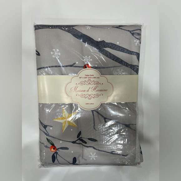 Maison d' Hermine Fairy Christmas 60” x 120”  60x120 Table Cloth - Picture 4 of 5